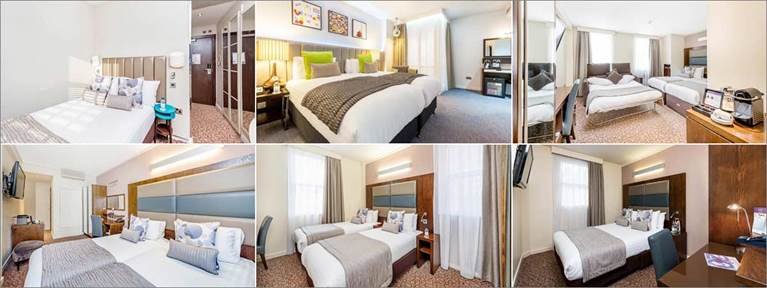 Different Room Types in Mercure London Paddington Hotel