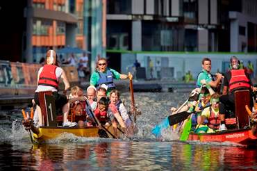 Dragon Boat Racing at Paddington Basin