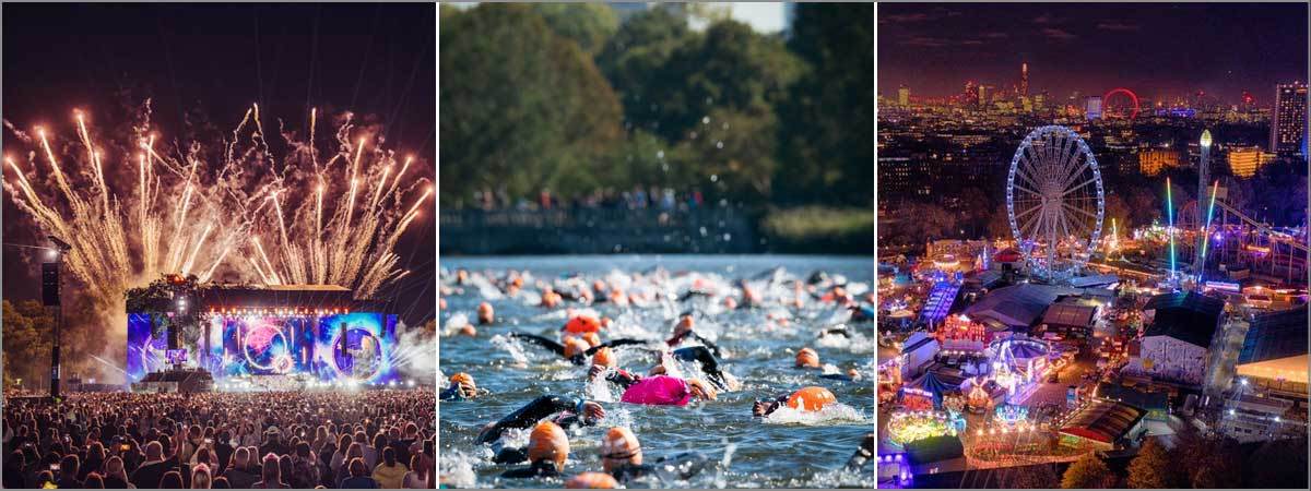 What is happening in London Hyde Park?